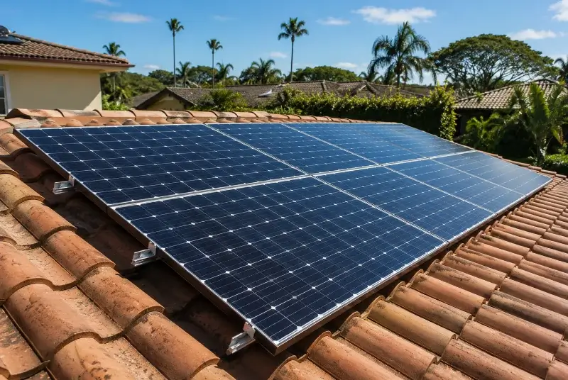 Installation de panneaux solaires à Saint-Martin-de-Castillon